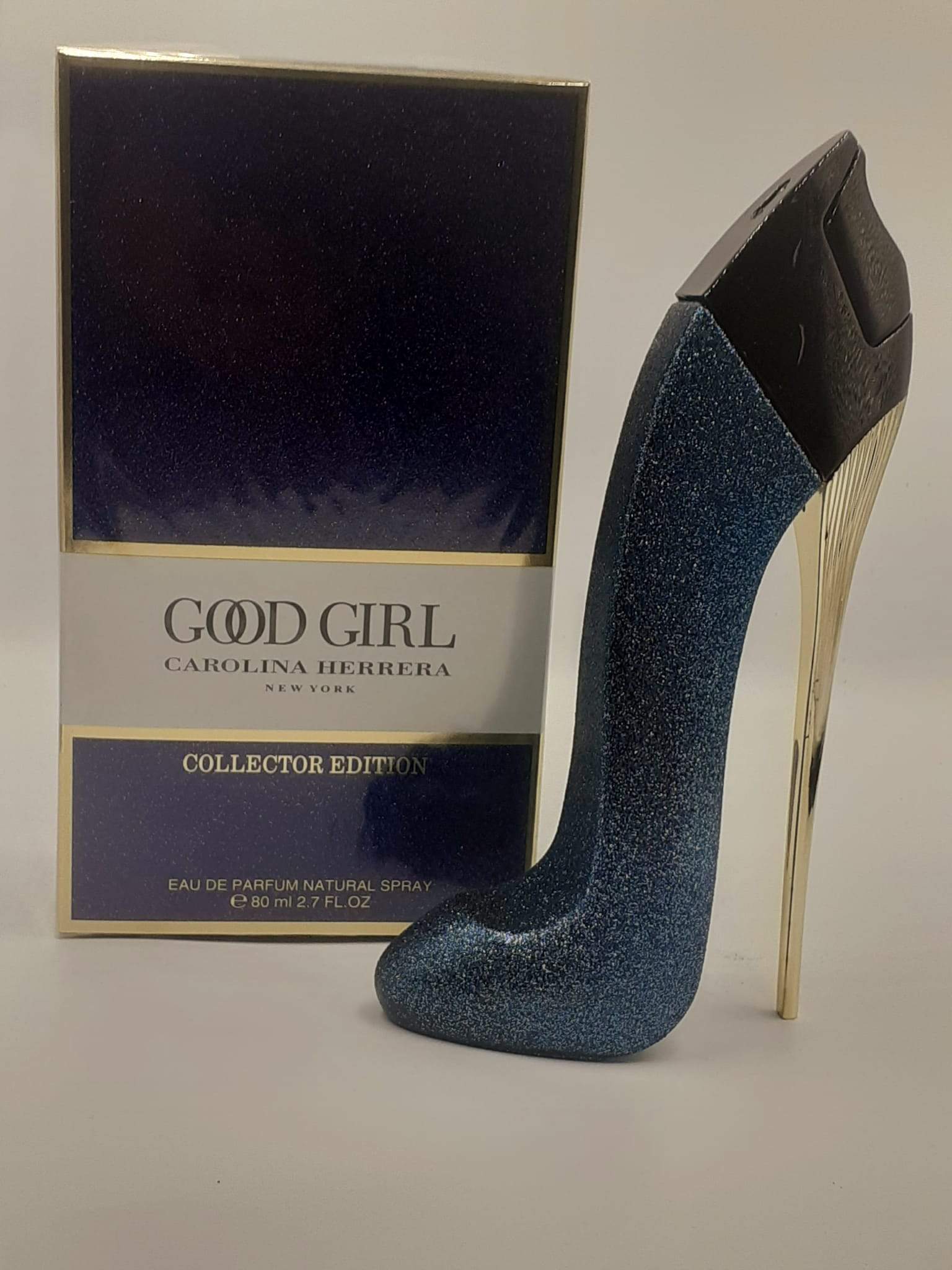 Carolina Herrera Good Girl  Glitter Collector (Scarpa blu) Eau de Parfum 80ml (Scatolato)