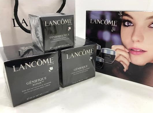 COFANETTO TRE CREME LANCOME (TRIS) - CREMA GIORNO 50 GR - CREMA NOTTE 50 GR - CREMA CONTORNO OCCHI 15 GR