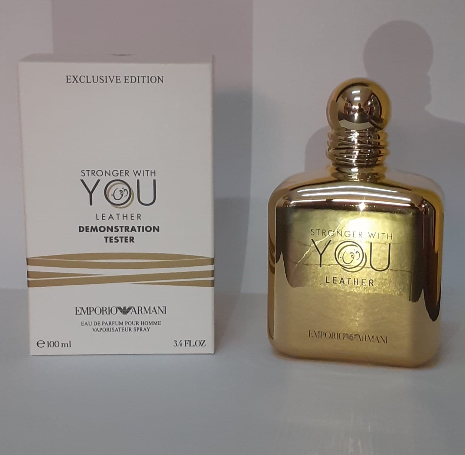 Giorgio Armani Stronger With You  Leather Eau de Parfum 100ml (Tester)